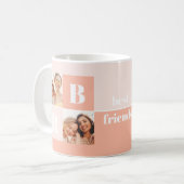 Moderne Best Friends Photo Café Mug (Devant gauche)