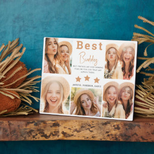 Moderne Best Friends Photo Grid Keepomwille Gift Fotoplaat