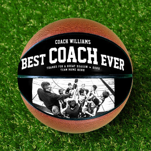 Moderne BESTE COACH EVER Cool Trendy Photo Basketbal