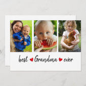 Moderne beste grootmoeder ooit 3 Foto aangepast (Voorkant / Achterkant)