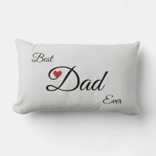 Moderne Beste Hart Papa op Zilver Kussen