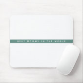 Moderne Beste Mama Fotocollage Muismat (Met muis)