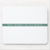 Moderne Beste Mama Fotocollage Muismat (Voorkant)