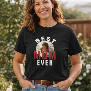 Moderne Beste Moeder Ooit Moederdag Foto T-shirt