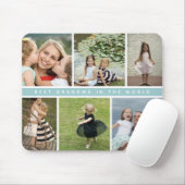 Moderne Beste Oma Fotocollage Paarse Muismat (Met muis)