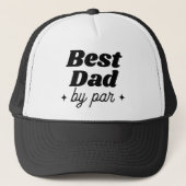 Moderne Beste Pap Door Par Retro Cool Trucker Pet (Voorkant)