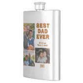 Moderne beste papa ooit 3 fotocollage Vaderdag Flacon (Links)