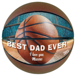Moderne Beste Papa Ooit Vader Afbeelding Basketbal