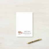 Moderne beste pizza in de stad Professional Post-it® Notes (Op bureau)