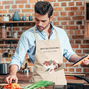 Moderne beste pizza in de stad Professional Schort