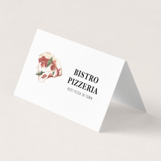 Moderne beste pizza in de stad Professional Visitekaartjes (Voorkant)