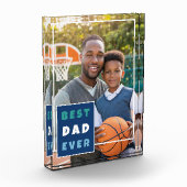 Moderne beste vader ooit Vaderdag Fotoblokken (Links)