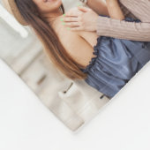 Moderne beste vriend voor altijd aangepaste 18 fot fleece deken (Hoek)