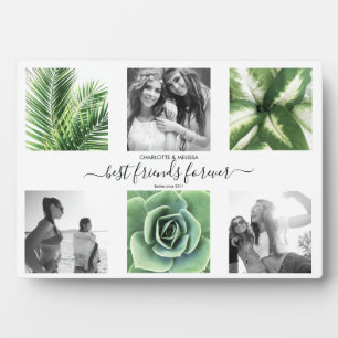 Moderne beste vrienden voor eeuwig collage pl fotoplaat