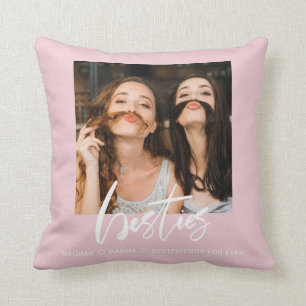 Moderne beste vriendinnen foto beste vrienden roze kussen