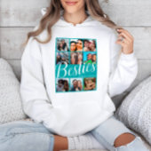 Moderne Bestie Groen & Wit 9 Fotocollage Hoodie