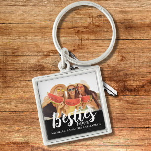Moderne Besties Foto Sleutelhanger