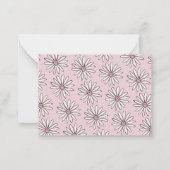 Moderne Bewegende Aankondiging Floral Daisy (Achterkant)