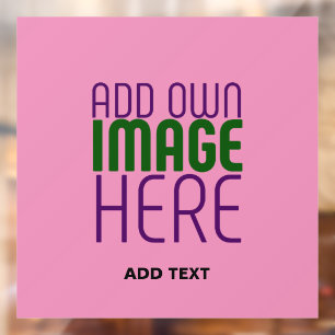 MODERNE BEWERKBARE CUTTE ROZE AFBEELDING TEKST SJO RAAMSTICKER