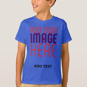 MODERNE BEWERKBARE DIEP KONINKLIJKE AFBEELDINGSTEK T-SHIRT