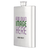 MODERNE BEWERKBARE EENVOUDIGE ASH AFBEELDING TEKST FLACON (Links)
