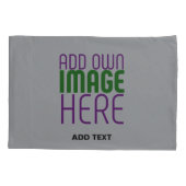 MODERNE BEWERKBARE EENVOUDIGE ASH AFBEELDING TEKST KUSSENSLOOP (Achterkant)