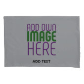 MODERNE BEWERKBARE EENVOUDIGE ASH AFBEELDING TEKST KUSSENSLOOP (Voorkant)