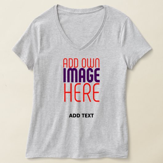 MODERNE BEWERKBARE EENVOUDIGE ASH AFBEELDING TEKST T-SHIRT (Laagn)