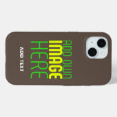 MODERNE BEWERKBARE EENVOUDIGE KOFFIE AFBEELDING TE Case-Mate iPhone CASE (Achterkant (horizontaal))