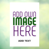 MODERNE BEWERKBARE EENVOUDIGE WITTE AFBEELDING TEK RAAMSTICKER (Vel 3)