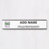 MODERNE BEWERKBARE EENVOUDIGE WITTE AFBEELDINGSTEK DEURBORDJE (Voorkant)