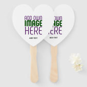 MODERNE BEWERKBARE EENVOUDIGE WITTE AFBEELDINGSTEK HANDWAAIER (Voorkant en achterkant)