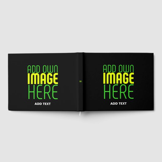 MODERNE BEWERKBARE EENVOUDIGE ZWARTE AFBEELDING TE GASTENBOEK (Volledig)