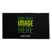 MODERNE BEWERKBARE EENVOUDIGE ZWARTE AFBEELDING TE KUSSENSLOOP (Achterkant)