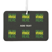 MODERNE BEWERKBARE EENVOUDIGE ZWARTE AFBEELDING TE LUCHTVERFRISSER (Achterkant)