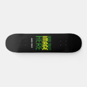 MODERNE BEWERKBARE EENVOUDIGE ZWARTE AFBEELDING TE SKATEBOARD (Horizontaal)