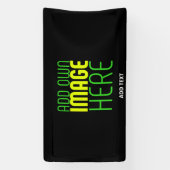 MODERNE BEWERKBARE EENVOUDIGE ZWARTE AFBEELDING TE SPANDOEK (Verticaal)