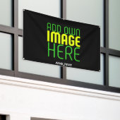 MODERNE BEWERKBARE EENVOUDIGE ZWARTE AFBEELDING TE SPANDOEK (Buitenkant Gebouw)