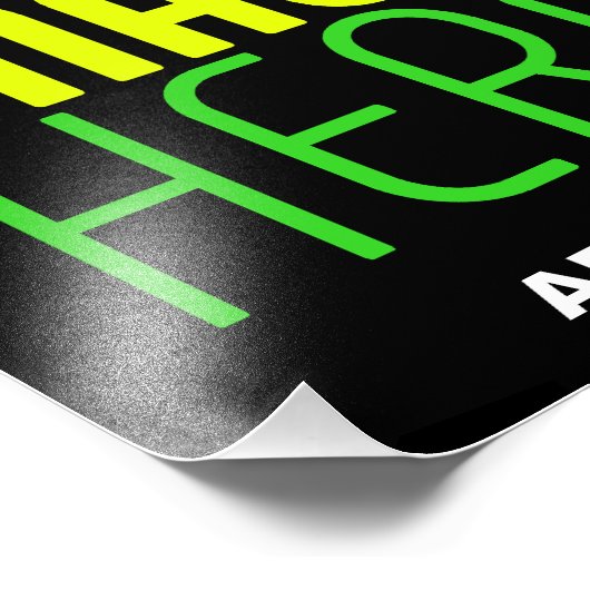 MODERNE BEWERKBARE EENVOUDIGE ZWARTE AFBEELDINGSTE FOTO AFDRUK (Hoek)