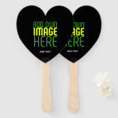 MODERNE BEWERKBARE EENVOUDIGE ZWARTE AFBEELDINGSTE HANDWAAIER (Voorkant en achterkant)