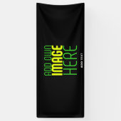 MODERNE BEWERKBARE EENVOUDIGE ZWARTE AFSBEELDING T SPANDOEK (Verticaal)