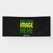 MODERNE BEWERKBARE EENVOUDIGE ZWARTE AFSBEELDING T SPANDOEK (Horizontaal)