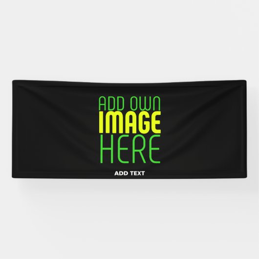 MODERNE BEWERKBARE EENVOUDIGE ZWARTE AFSBEELDING T SPANDOEK (Horizontaal)