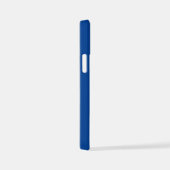 MODERNE BEWERKBARE KOBALT BLAUW AFBEELDING TEKST S iPhone HOESJE (Rechterkant)