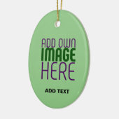 MODERNE BEWERKBARE MINT GROENE AFBEELDING TEKST SJ KERAMISCH ORNAMENT (Links)