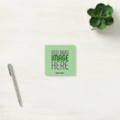 MODERNE BEWERKBARE MINT GROENE AFBEELDING TEKST SJ POST-IT® NOTES (Kantoor)