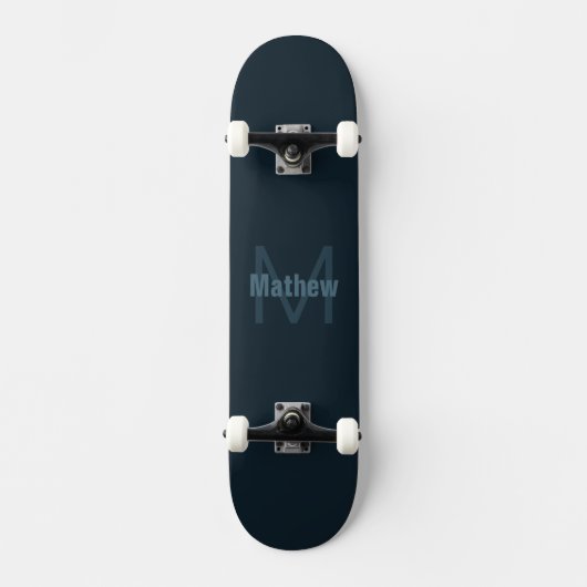 Moderne bewerkbare naam skateboard (Voorkant)