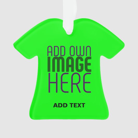 MODERNE BEWERKBARE NEON GROENE AFBEELDING TEKST SJ ORNAMENT (voorkant)