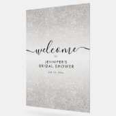 Moderne Bienvenue de Fête de Fiançailles avec Faux (Angle)