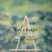 Moderne Bienvenue Mariage Écriture Moderne Shower  (Neutre)